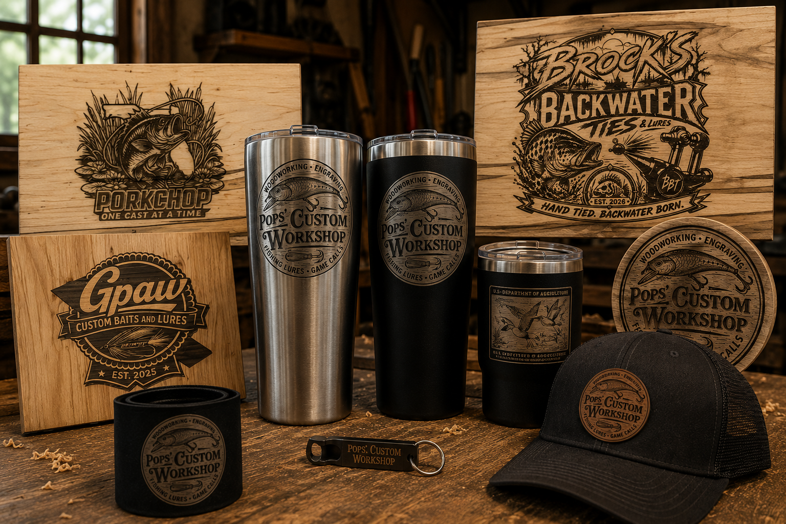 Laser engraving a custom project